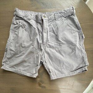 TAN CARHARTT SHORTS SIZE 38 100% COTTON